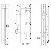 Гардиан PROFI (ПРОФИ) 45.11Р.16 б/о без ц/м с ролик ЗЩ Замок врезной б/руч (15) Гардиан PROFI (ПРОФИ) 45.11Р.16 б/о без ц/м с ролик ЗЩ Замок врезной б/руч (15)