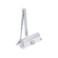 NOTEDO Доводчик дверной DC-090-НО с фиксатором SILVER до 130 кг серебро (10) NOTEDO Доводчик дверной DC-090-НО с фиксатором SILVER до 130 кг серебро (10)