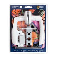 АЛЛЮР АРТ "ОСКАР" W+L45-8 W (13110/S45) матовый белый Комплект ручка и защелка (20) АЛЛЮР АРТ "ОСКАР" W+L45-8 W (13110/S45) матовый белый Комплект ручка и защелка (20)